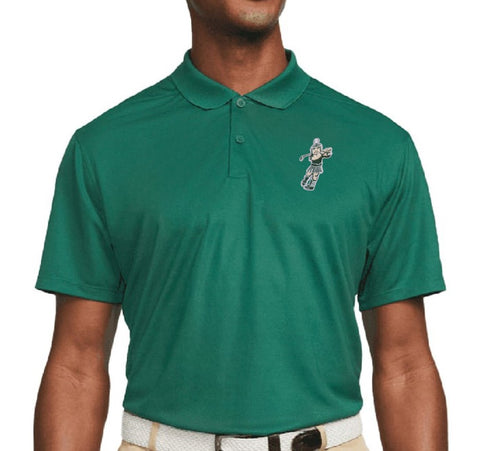 Nike Golf Dri-FIT Victory Golfing Sparty Polo Green