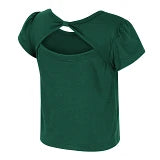 Youth Girls Firework Spartan Helmet Short Sleeve Shirt