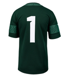 Nike Toddler Football jersey Green #1 (3T-4T)