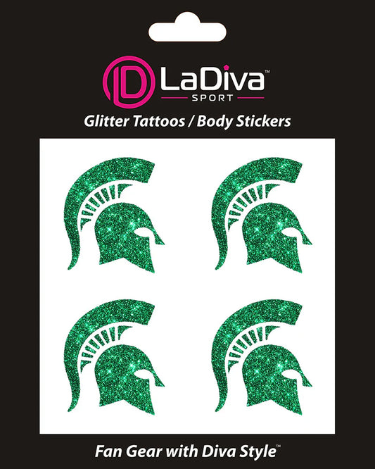 LaDiva Helmet Glitter Tattoos