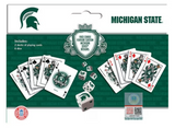 MSU 2-Pack Playing Cards & Dice Set