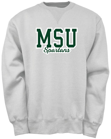 Artisan Carson Heavy Weight Crew MSU Spartans Off White