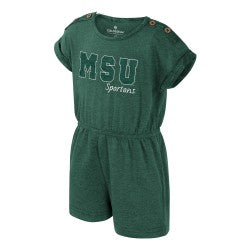Toddler Girls MSU Romper