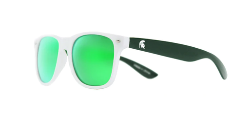 Society43 Sunglasses White and Green