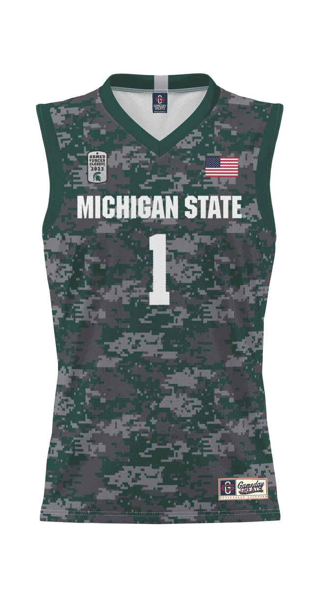 Michigan State Spartans custom jersey