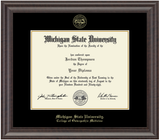 Church Hill Classics Diploma Frame Gold Embossed in Acadia (Ph.D./Medical)