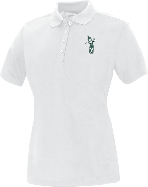 Ahead Sparty Golf Embroidered Sparty Golf Polo Grey Medium