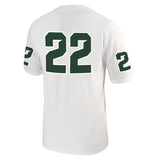 Nike #22 White Football Game Jersey