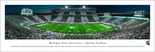 Blakeway Panoramas Michigan State Spartans Football Stripe the Stadium