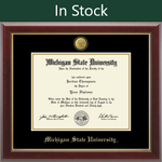 Church Hill Gold Engraved Medallion Diploma Frame in Gallery (Bachelor's/ Master's)