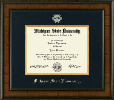 Church Hill Presidential Masterpiece Diploma Frame in Madison (Bachelor's/ Master's)