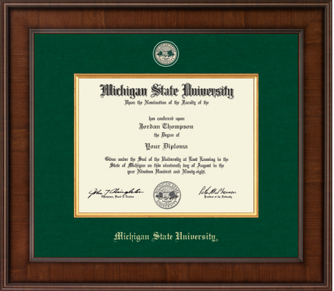 Church Hill Presidential Masterpiece Diploma Frame in Madison (Ph.D./ Medical)