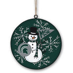 Magnolia Lane Snowman Metal Ornament