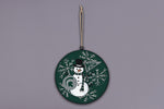 Magnolia Lane Snowman Metal Ornament