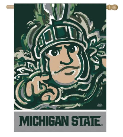 Evergreen Justin Patten Sparty Flag