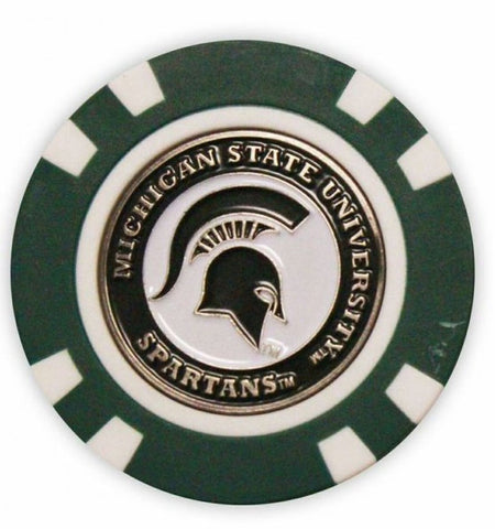 Team Golf Michigan State Poker Chip Ball Marker