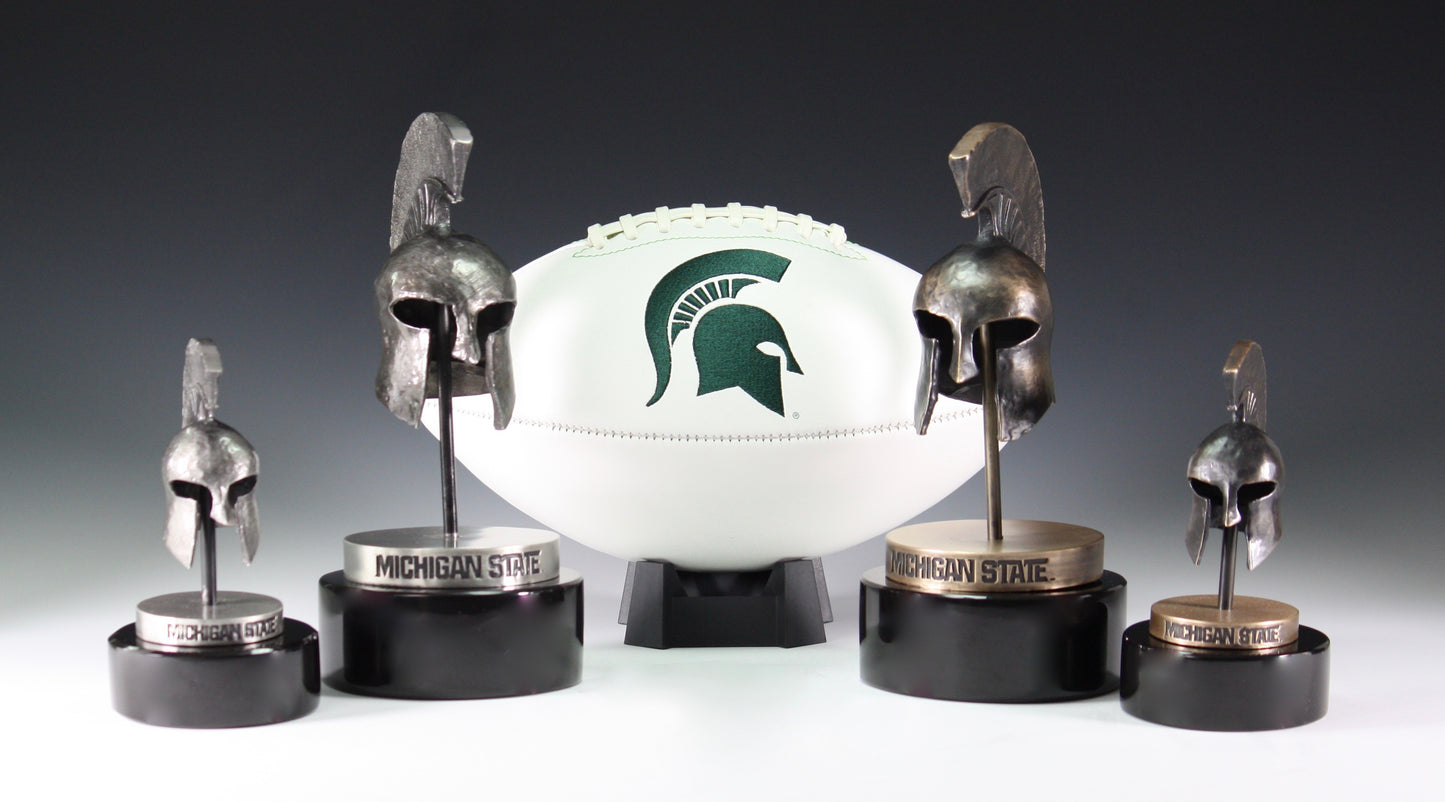 ICON Artworks 10" Cast Pewter Spartans Helmet Desktop Sculpture