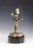 ICON Artworks 7.5" Bronze Plated Cast Pewter Sparty Desktop Sculpture