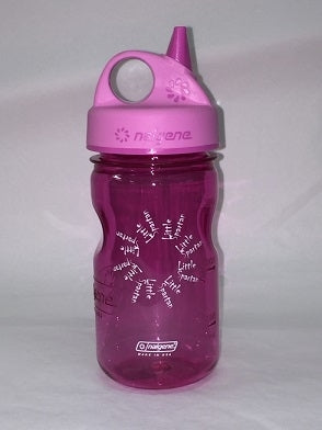 Nalgene Grip-N-Gulp 12 oz Reusable Bottle Sippy Cup Kids PURPLE with cover
