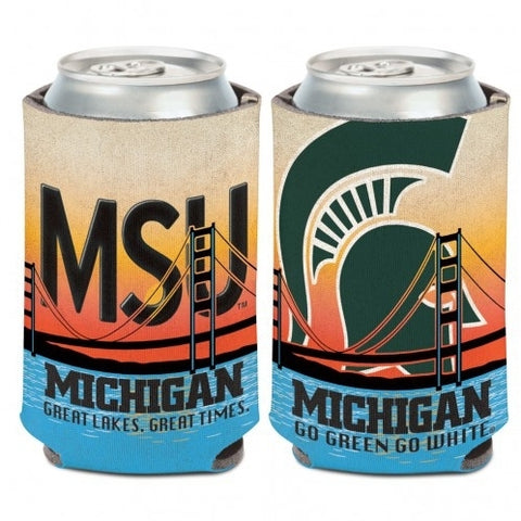 Wincraft Michigan State 12oz License Plate Can Cooler