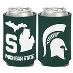 Wincraft Michigan State 12oz State Outline Can Cooler