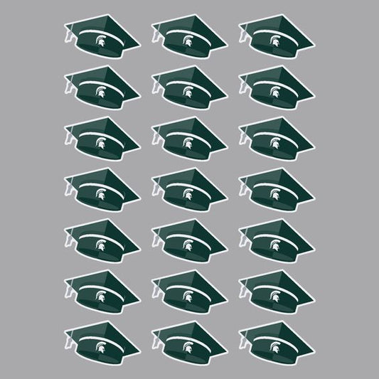 CDI MSU Grad Cap Sticker Sheet