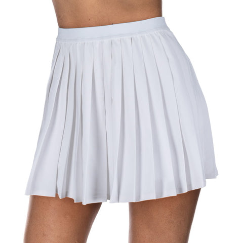 ZooZatZ Pleated Skirt White